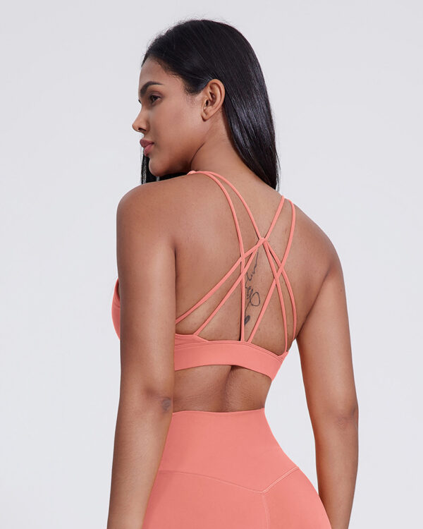 Strappy Back Sports Bra – High-Performance Activewear for Women