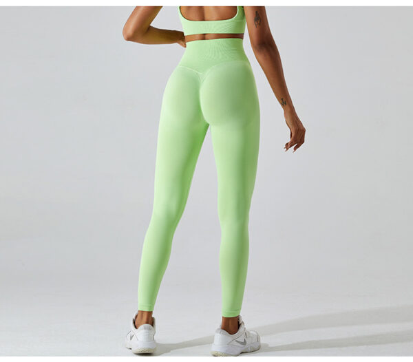 Seamless High-Waisted Compression Leggings – RCF1 - Ultimate Comfort & Performance - Image 4